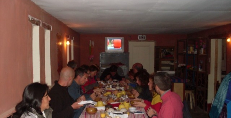 Cena En Colchane Norte de Chile