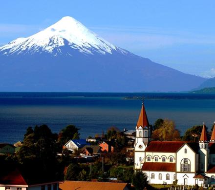 Journey and Excursion Chile - Moon Valley - Highland Lagoons - Puerto Varas - Puerto Octay - Waterfalls of Petrohue - Volcano Osorno (9 days/ 8 nights)