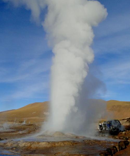 Journey and Tour Atacama, Cejar Lagoon - Highland Lagoons Miscanti and Miñiques - Tatio Geyser (4 days/ 3 nights)